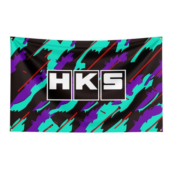 HKS Wall/Shop Flag 24"x36" (2'x3') - Picture 1 of 2